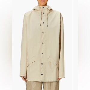 NWT Rains Waterproof Snap Front Rain Jacket -M